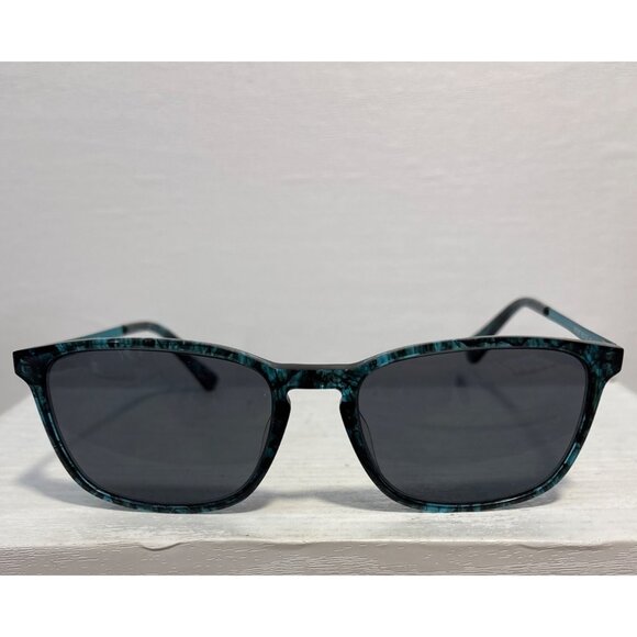 Ruby Blue Sunglasses Blue Marbled Rectangle 197 C2  UV 400 Protection  54-18-140 - Picture 1 of 7